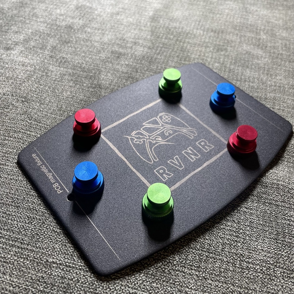 Piastra supporto PCB magnetica con logo
