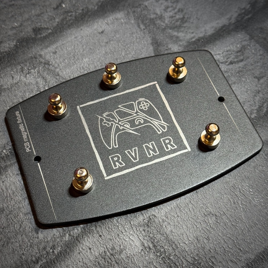 Piastra supporto PCB magnetica con logo