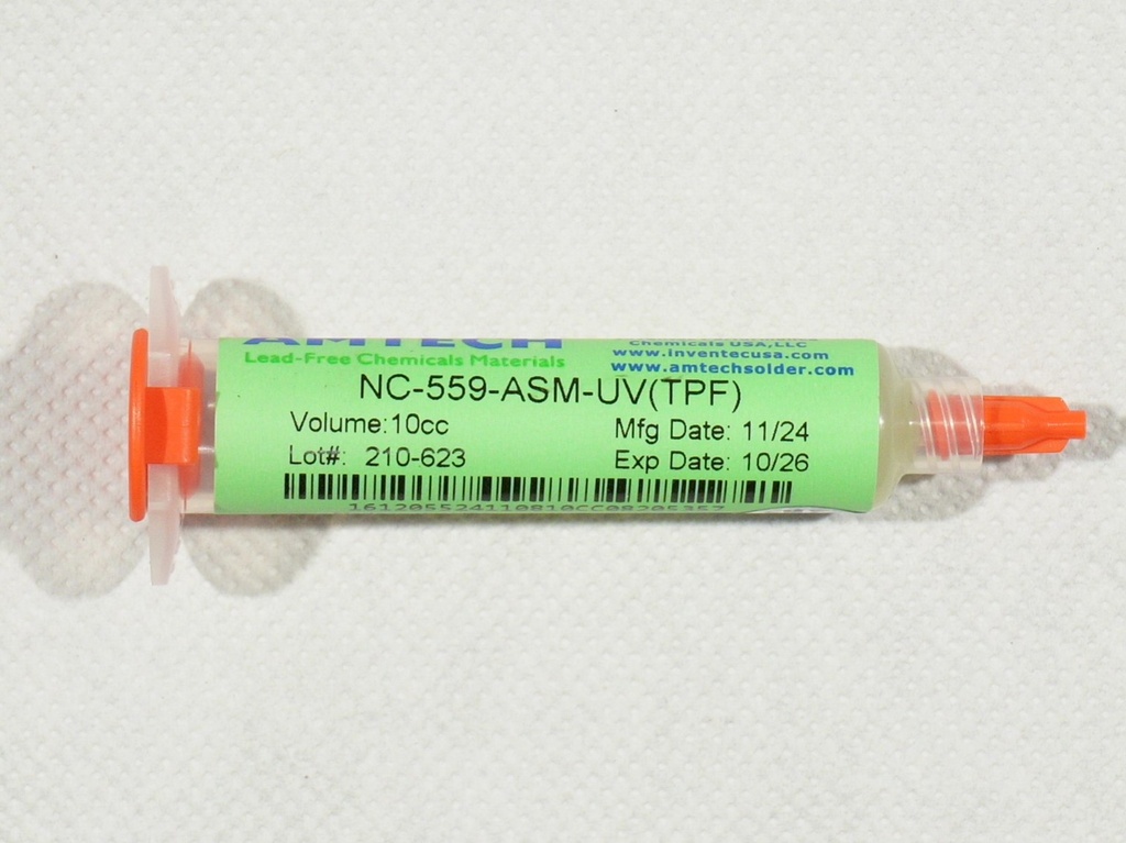 Flux syringe 10cc NC-559-ASM-UV