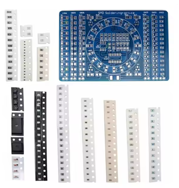 SMD soldering practice board kit - UK