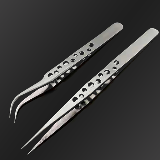 Anti-static metal tweezers - UK